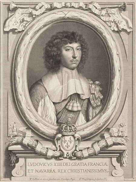 Portrait of Louis XIV, 1650-1702. Creator: Pierre Louis van Schuppen