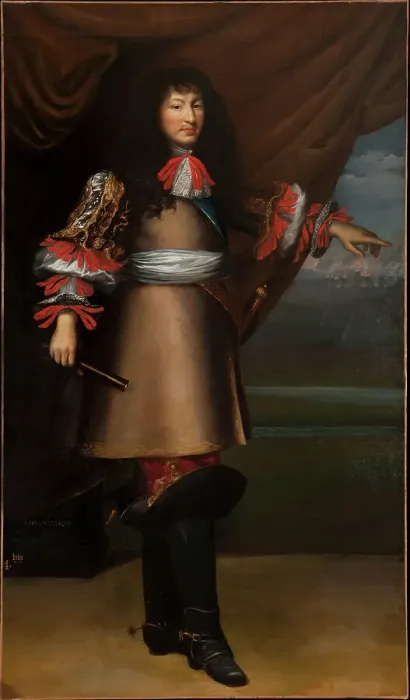 Framed Print : Portrait of Louis XIV, King of France (1638-1715), 1660. Creator: Mignard, Pierre, (after) Framed Print : Portrait of Louis XIV, King of France (1638-1715), 1660. Creator: Mignard, Pierre, (after)