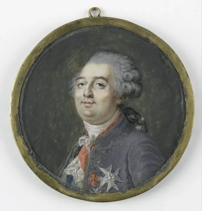Framed Print : Portrait of Louis XVI (1754-93), King of France, 1775-1800. Creator: Unknown Framed Print : Portrait of Louis XVI (1754-93), King of France, 1775-1800. Creator: Unknown