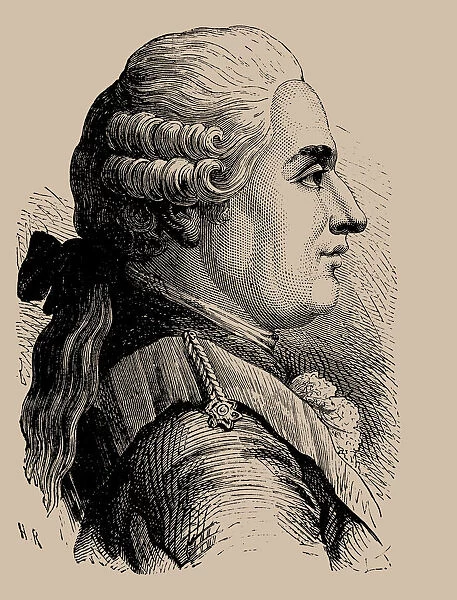Portrait of Louis XVIII (1755-1824), 1889