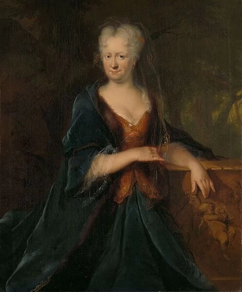 Portrait of Louise Christina Trip, wife of Gerrit Sichterman, 1725. Creator: Cornelis Troost