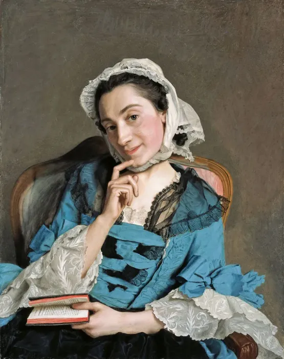 Framed Print : Portrait of Louise d Epinay (1726-1783) Framed Print : Portrait of Louise d Epinay (1726-1783)