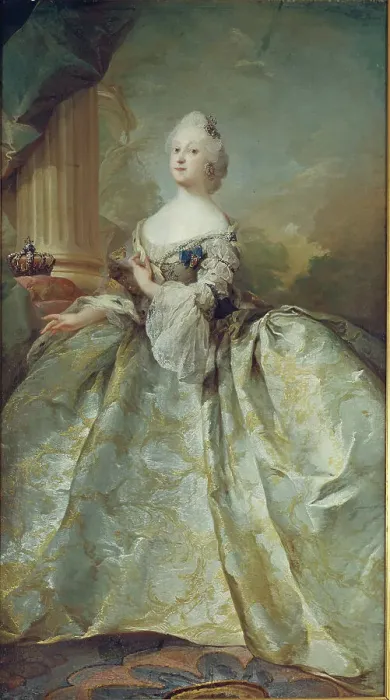 Framed Print : Portrait of Louise, first queen of Frederik V, 1751. Creator: Carl Gustaf Pilo Framed Print : Portrait of Louise, first queen of Frederik V, 1751. Creator: Carl Gustaf Pilo