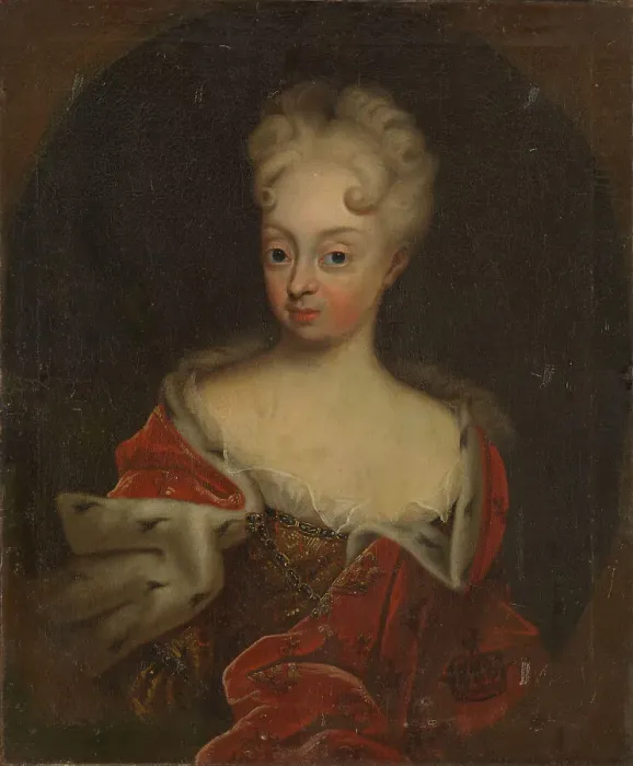 Framed Print : Portrait of Louise of Mecklenburg-Güstrow (1667-1721), Queen of Denmark and Norway, 1700-1721. Creator: Anonymous Framed Print : Portrait of Louise of Mecklenburg-Güstrow (1667-1721), Queen of Denmark and Norway, 1700-1721. Creator: Anonymous
