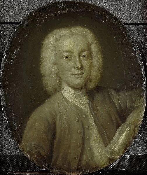Portrait of Lucas Pater, Merchant and Poet in Amsterdam, 1732-1771. Creator: Jan Maurits Quinkhard
