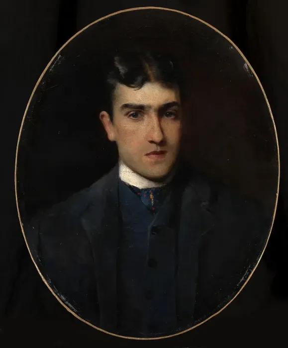 Framed Print : Portrait of Lucien Guitry (1860?1925). Artist: Makovsky, Konstantin Yegorovich (1839-1915) Framed Print : Portrait of Lucien Guitry (1860?1925). Artist: Makovsky, Konstantin Yegorovich (1839-1915)