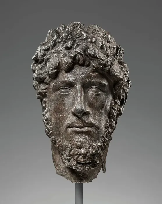 Framed Print : Portrait of Lucius Verus, A.D. 160-170. Creator: Unknown Framed Print : Portrait of Lucius Verus, A.D. 160-170. Creator: Unknown