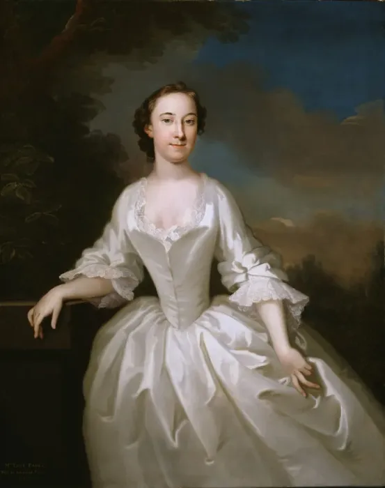 Framed Print : Portrait of Lucy Parry, Wife of Admiral Parry, 1745-1749. Creator: John Wollaston Framed Print : Portrait of Lucy Parry, Wife of Admiral Parry, 1745-1749. Creator: John Wollaston