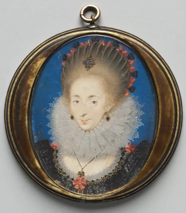 Framed Print : Portrait of Lucy Russell, Countess of Bedford, nee Harrington, 1612. Creator Framed Print : Portrait of Lucy Russell, Countess of Bedford, nee Harrington, 1612. Creator