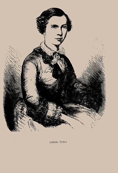 Portrait of Ludmilla Biehler (1834-1890), 1850