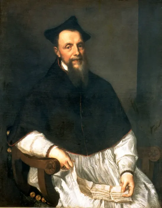 Framed Print : Portrait of Ludovico Beccadelli by Titian Framed Print : Portrait of Ludovico Beccadelli by Titian