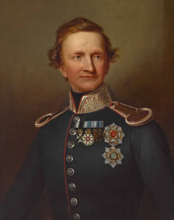Framed Print : Portrait of Ludwig I of Bavaria (1786-1868)