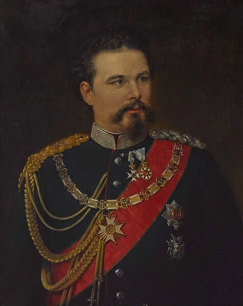 Portrait of Ludwig II of Bavaria (1845-1886), 1883