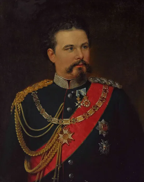 Framed Print : Portrait of Ludwig II of Bavaria (1845-1886), 1883 Framed Print : Portrait of Ludwig II of Bavaria (1845-1886), 1883