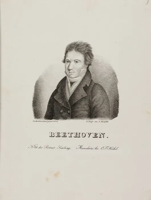 Framed Print : Portrait of Ludwig van Beethoven (1770-1827), 1815. Creator: Heckel, Johann Christoph (1792-1858) Framed Print : Portrait of Ludwig van Beethoven (1770-1827), 1815. Creator: Heckel, Johann Christoph (1792-1858)