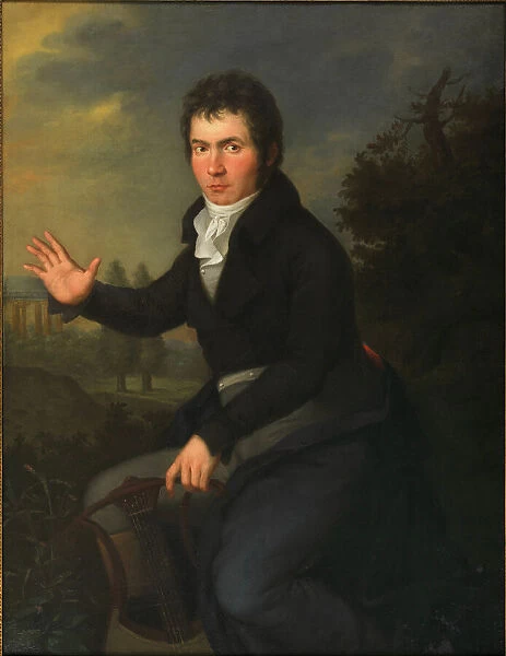 Portrait of Ludwig van Beethoven, ca 1805. Creator: Maehler, Willibrord Josef (1778-1860)