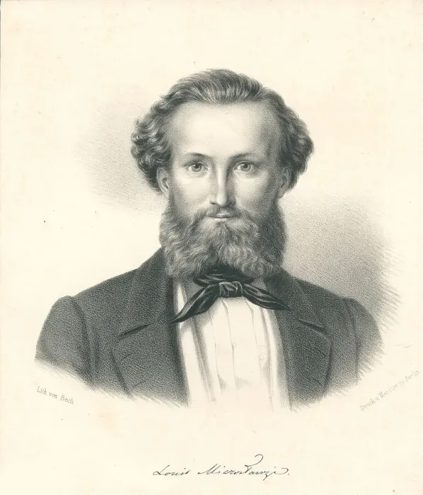 Framed Print : Portrait of Ludwik Mieroslawski (1814-1878), c. 1850. Creator: Anonymous Framed Print : Portrait of Ludwik Mieroslawski (1814-1878), c. 1850. Creator: Anonymous