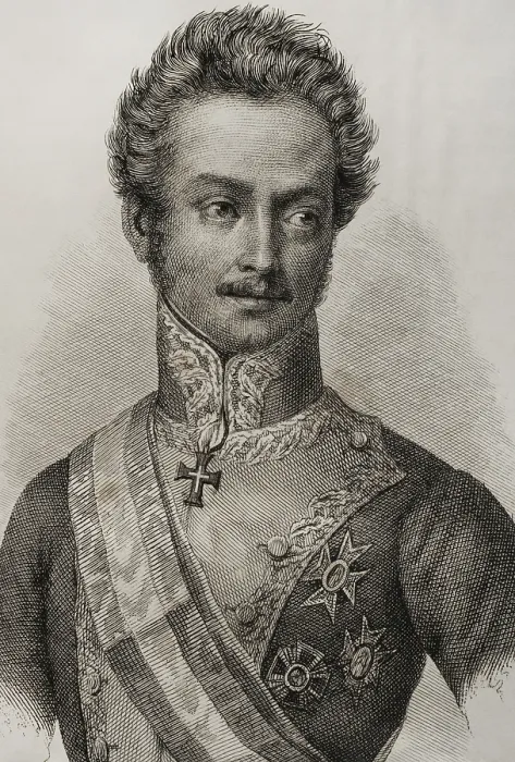 Framed Print : Portrait of Luis Fernandez de Cordoba y Valcarcel (1798-1840), Spanish lieutenant general, 1845. Creator: Jose Gomez Framed Print : Portrait of Luis Fernandez de Cordoba y Valcarcel (1798-1840), Spanish lieutenant general, 1845. Creator: Jose Gomez