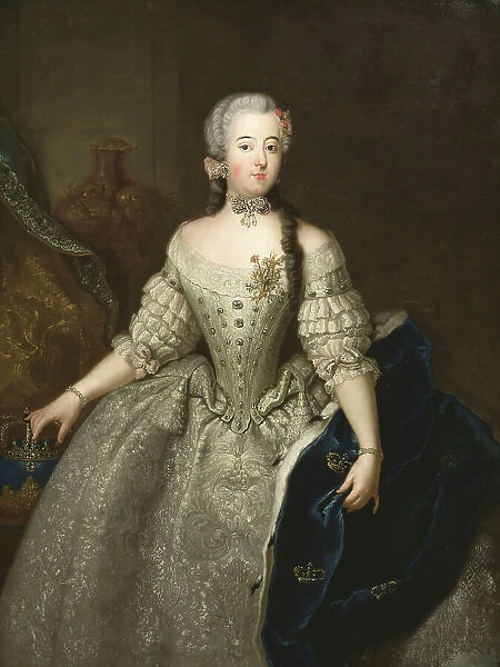 Portrait of Luisa Ulrika, early-mid 18th century. Creator: Antoine Pesne