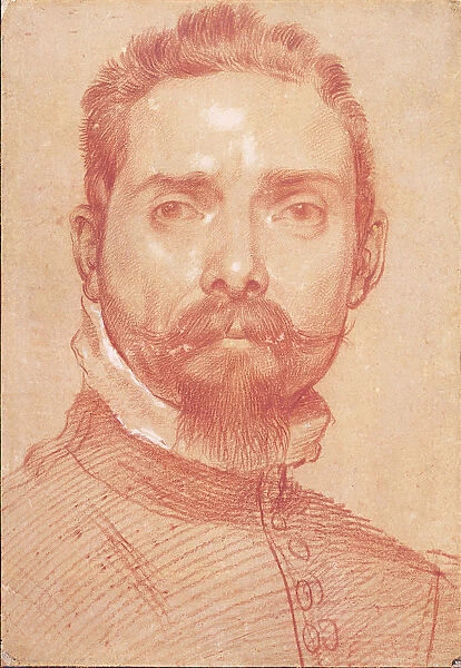 Portrait of the Lute Player Giulio Mascheroni, ca 1594. Artist: Carracci, Annibale (1560-1609)
