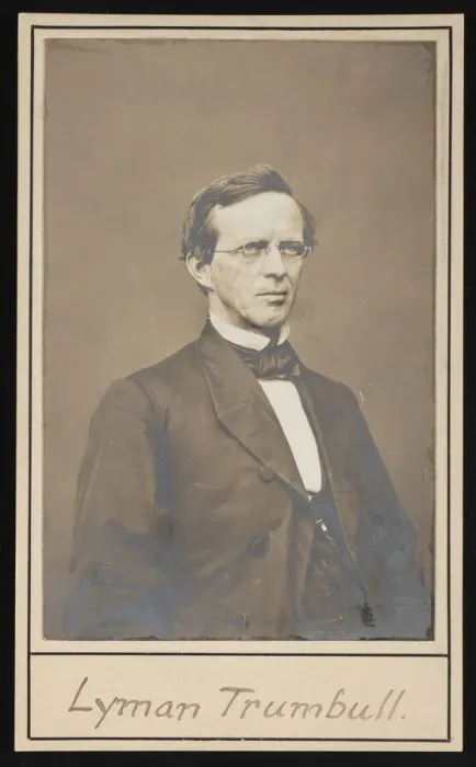 Framed Print : Portrait of Lyman Trumbull (1813-1896), Between 1864 and 1868 Framed Print : Portrait of Lyman Trumbull (1813-1896), Between 1864 and 1868
