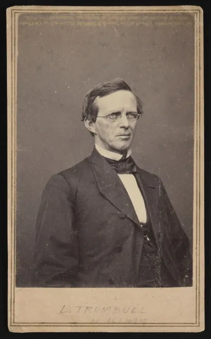 Framed Print : Portrait of Lyman Trumbull (1813-1896), Between 1864 and 1868 Framed Print : Portrait of Lyman Trumbull (1813-1896), Between 1864 and 1868