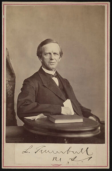 Portrait of Lyman Trumbull (1813-1896), Before 1876. Creator: John Carbutt