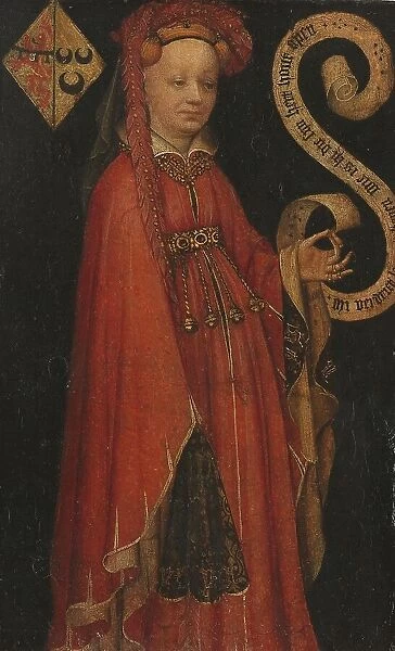 Portrait of Lysbeth van Duvenvoorde, c.1430. Creator: Anon