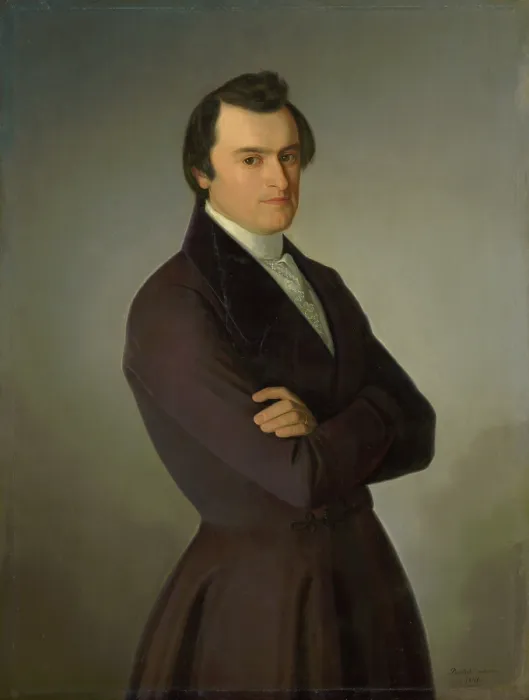 Framed Print : Portrait of M. M. Hodza, 1846. Creator: Jozef Bozetech Klemens Framed Print : Portrait of M. M. Hodza, 1846. Creator: Jozef Bozetech Klemens