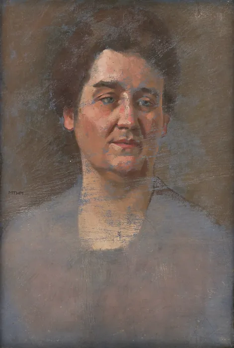 Framed Print : Portrait of M. Sulekova, around 1910. Creator: Milan Thomka Mitrovsky Framed Print : Portrait of M. Sulekova, around 1910. Creator: Milan Thomka Mitrovsky