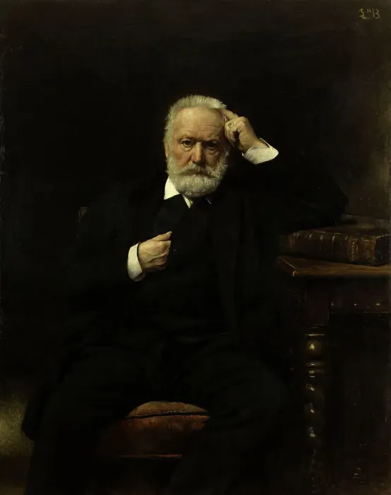 Framed Print : Portrait de M. Victor Hugo, 1879. Creator: Leon Joseph Florentin Bonnat