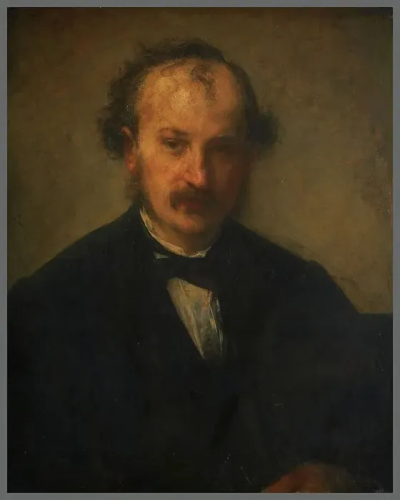 Framed Print : Portrait de M. Wandenberg, 1867. Creator: Gustave Ricard Framed Print : Portrait de M. Wandenberg, 1867. Creator: Gustave Ricard