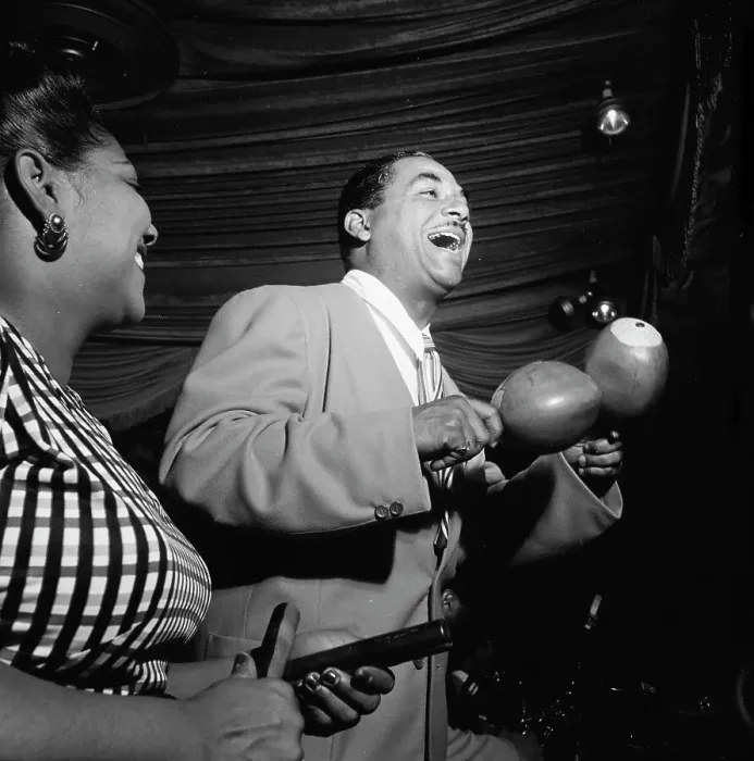 Framed Print : Portrait of Machito and Graciella Grillo, Glen Island Casino, New York, N.Y. ca. July 1947. Creator: William Paul Gottlieb Framed Print : Portrait of Machito and Graciella Grillo, Glen Island Casino, New York, N.Y. ca. July 1947. Creator: William Paul Gottlieb