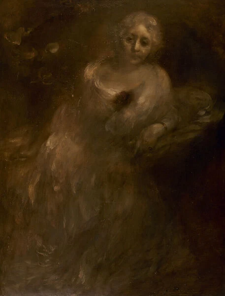 Portrait de Madame Aline Ménard-Dorian, 1905. Creator: Eugene Carriere