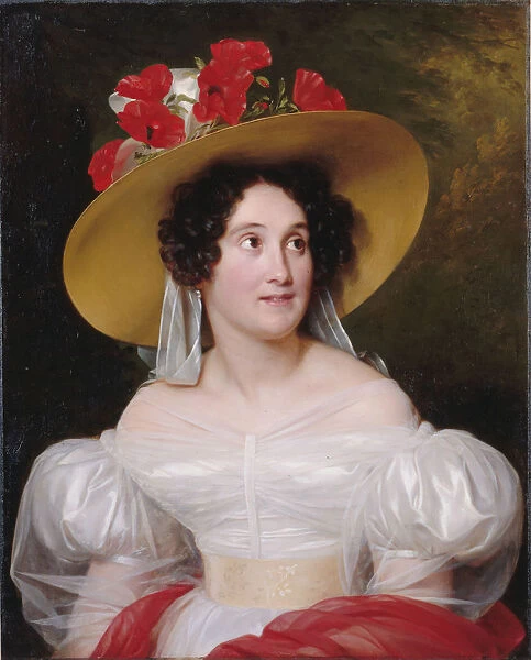 Portrait of Madame Arachequesne, 1831. Creator: Hersent, Louis (1777-1860)