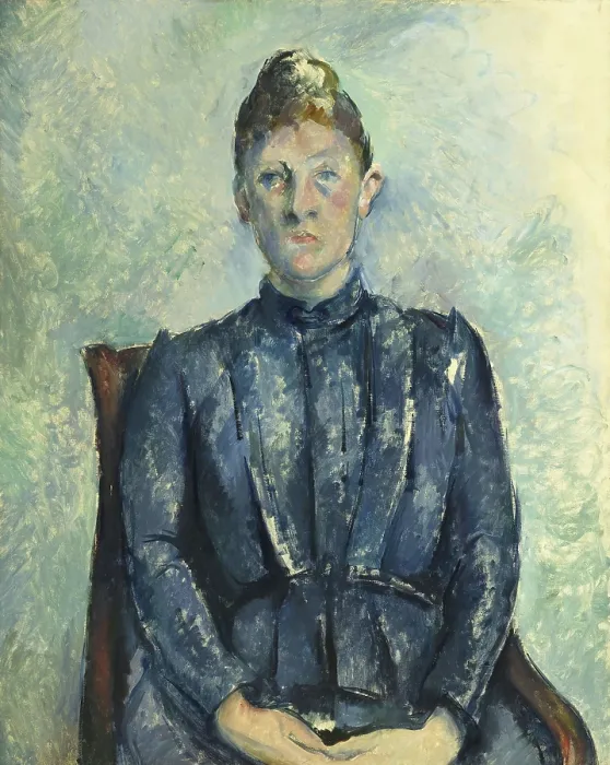 Framed Print : Portrait of Madame Cezanne, c1890. Creator: Cezanne, Paul (1839-1906) Framed Print : Portrait of Madame Cezanne, c1890. Creator: Cezanne, Paul (1839-1906)