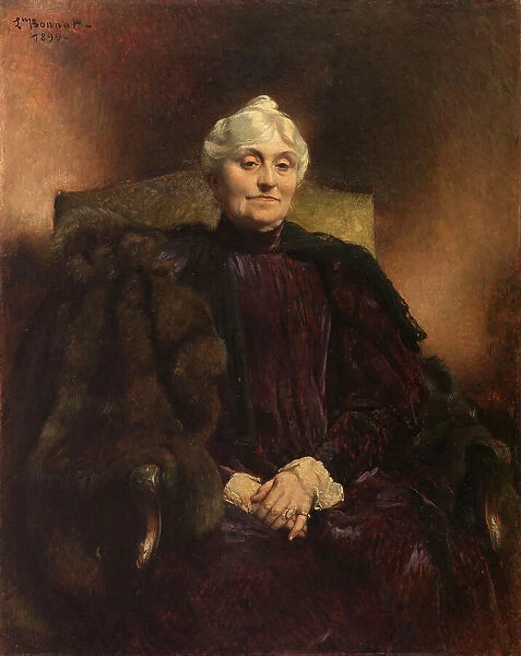 Portrait of Madame Dubernet, 1899. Creator: Leon Joseph Florentin Bonnat