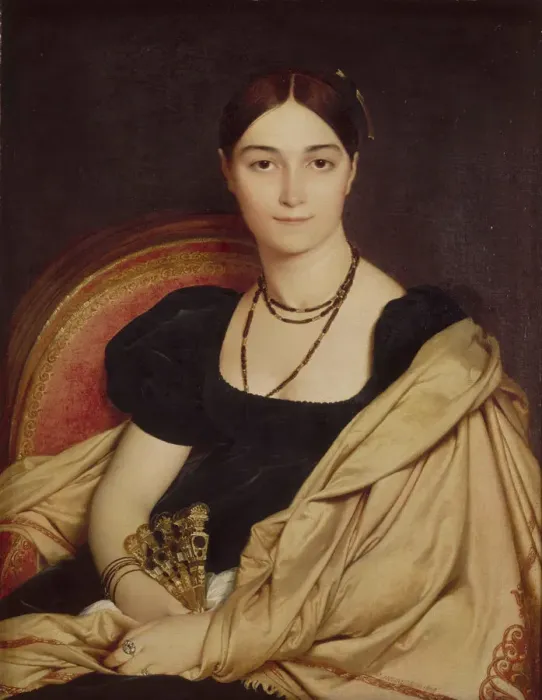 Framed Print : Portrait of Madame Duvaucey, 1807. Artist: Ingres, Jean Auguste Dominique (1780-1867) Framed Print : Portrait of Madame Duvaucey, 1807. Artist: Ingres, Jean Auguste Dominique (1780-1867)