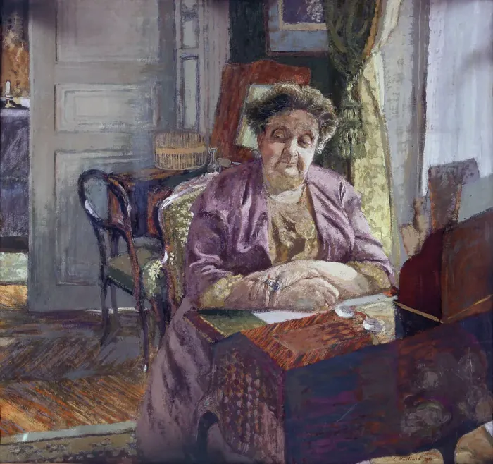 Framed Print : Portrait of Madame Frantz Jourdain, 1914. Creator: Edouard Vuillard Framed Print : Portrait of Madame Frantz Jourdain, 1914. Creator: Edouard Vuillard