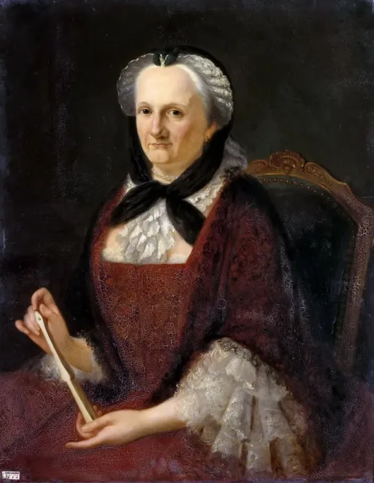 Framed Print : Portrait of Madame Geoffrin (1699-1777), 1840 Framed Print : Portrait of Madame Geoffrin (1699-1777), 1840