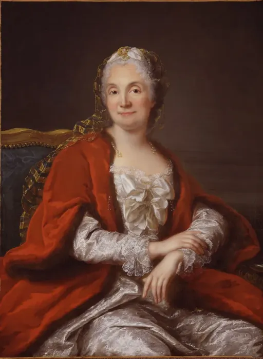 Framed Print : Portrait of Madame Geoffrin (1699-1777), ca 1760 Framed Print : Portrait of Madame Geoffrin (1699-1777), ca 1760