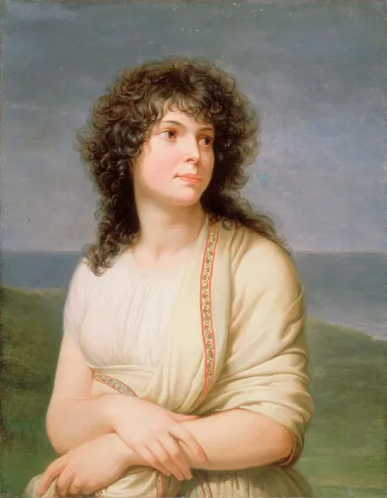 Framed Print : Portrait of Madame Hamelin, born Fortunee Lormier-Lagrave (1776-1851), 1798. Creator: Andrea Appiani Framed Print : Portrait of Madame Hamelin, born Fortunee Lormier-Lagrave (1776-1851), 1798. Creator: Andrea Appiani