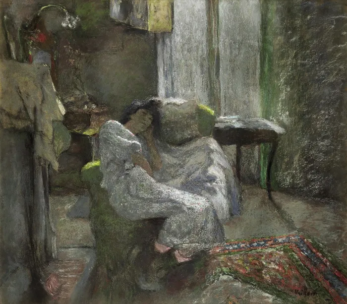 Framed Print : Portrait of Madame Hessel, 1910. Creator: Vuillard, Edouard (1868-1940) Framed Print : Portrait of Madame Hessel, 1910. Creator: Vuillard, Edouard (1868-1940)