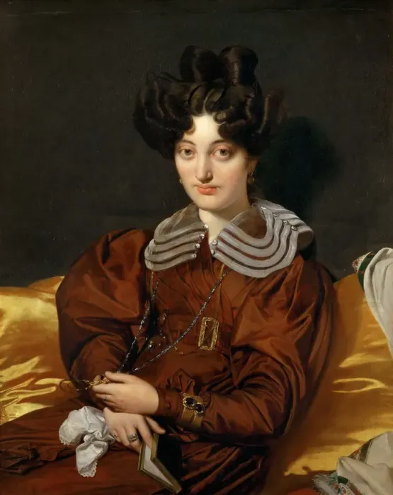 Framed Print : Portrait of Madame Marcotte de Sainte-Marie. Artist: Ingres, Jean Auguste Dominique (1780-1867) Framed Print : Portrait of Madame Marcotte de Sainte-Marie. Artist: Ingres, Jean Auguste Dominique (1780-1867)