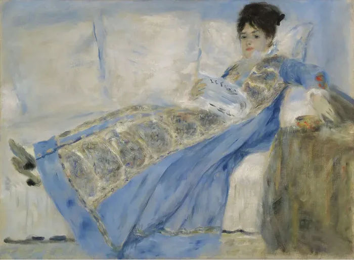 Framed Print : Portrait of Madame Monet, ca 1872 Framed Print : Portrait of Madame Monet, ca 1872