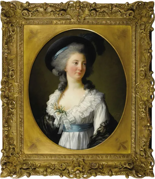 Framed Print : Portrait of Madame de Moreton comtesse de Chabrillan, 1782. Creator: Vigee Le Brun Framed Print : Portrait of Madame de Moreton comtesse de Chabrillan, 1782. Creator: Vigee Le Brun