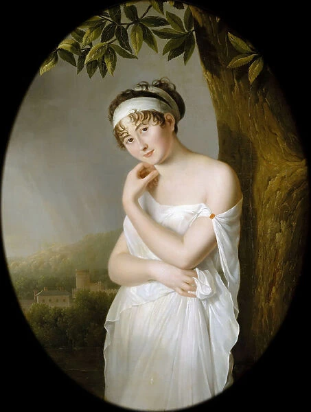 Portrait of Madame Recamier, nee Julie Bernard (1777-1849). Artist: Morin, Eulalie (1765-1837)