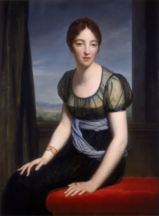 Framed Print : Portrait of Madame Regnault de Saint-Jean d Angely, 1798. Artist: Francois Pascal Simon Gerard Framed Print : Portrait of Madame Regnault de Saint-Jean d Angely, 1798. Artist: Francois Pascal Simon Gerard