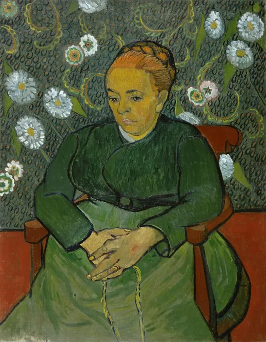 Framed Print : Portrait of Madame Roulin (La Berceuse), 1888-1889. Artist: Gogh, Vincent, van (1853-1890) Framed Print : Portrait of Madame Roulin (La Berceuse), 1888-1889. Artist: Gogh, Vincent, van (1853-1890)