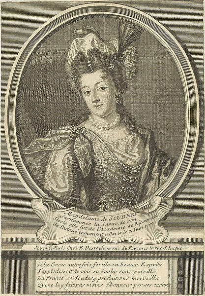 Portrait of Madeleine de Scudery (1607-1701), c